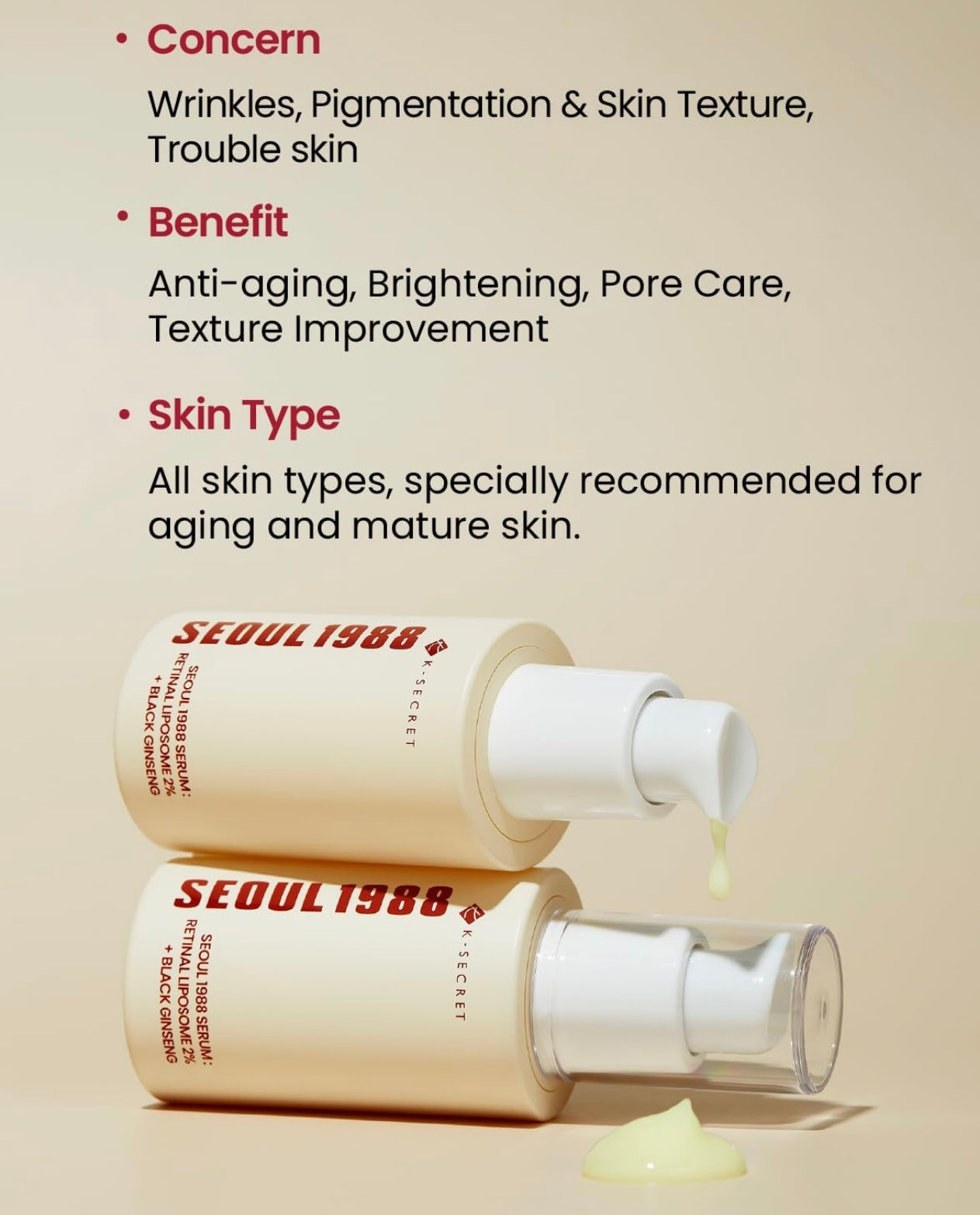 k-secret Seoul 1988 Retinal Serum