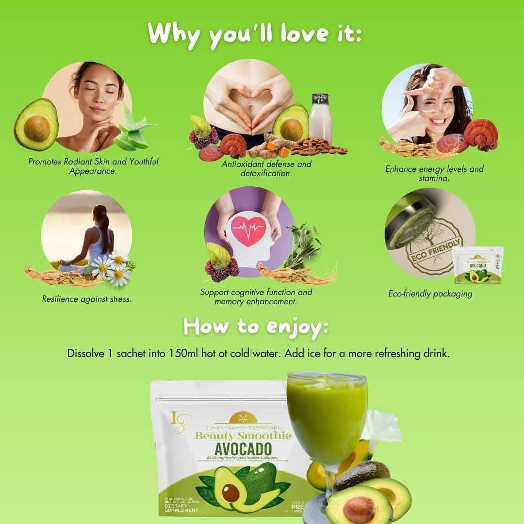 Luxe Slim Beauty smoothie Avocado