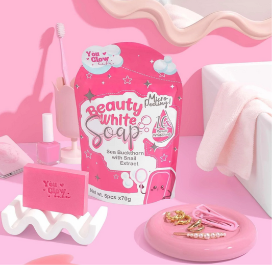 You Glow Babe - Beauty White Soap - Sea Buckhorn with Snail Extract ( 5 X 70g soap )