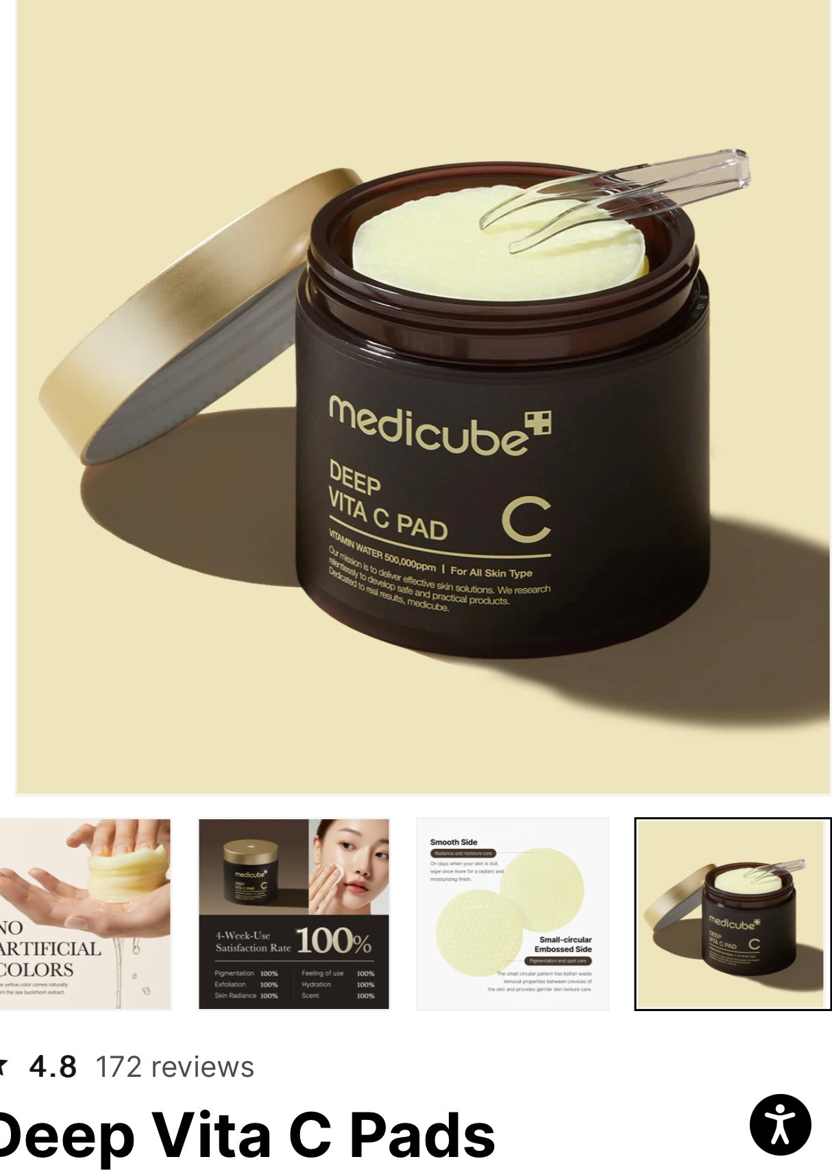 Medicube Deep Vita C pad