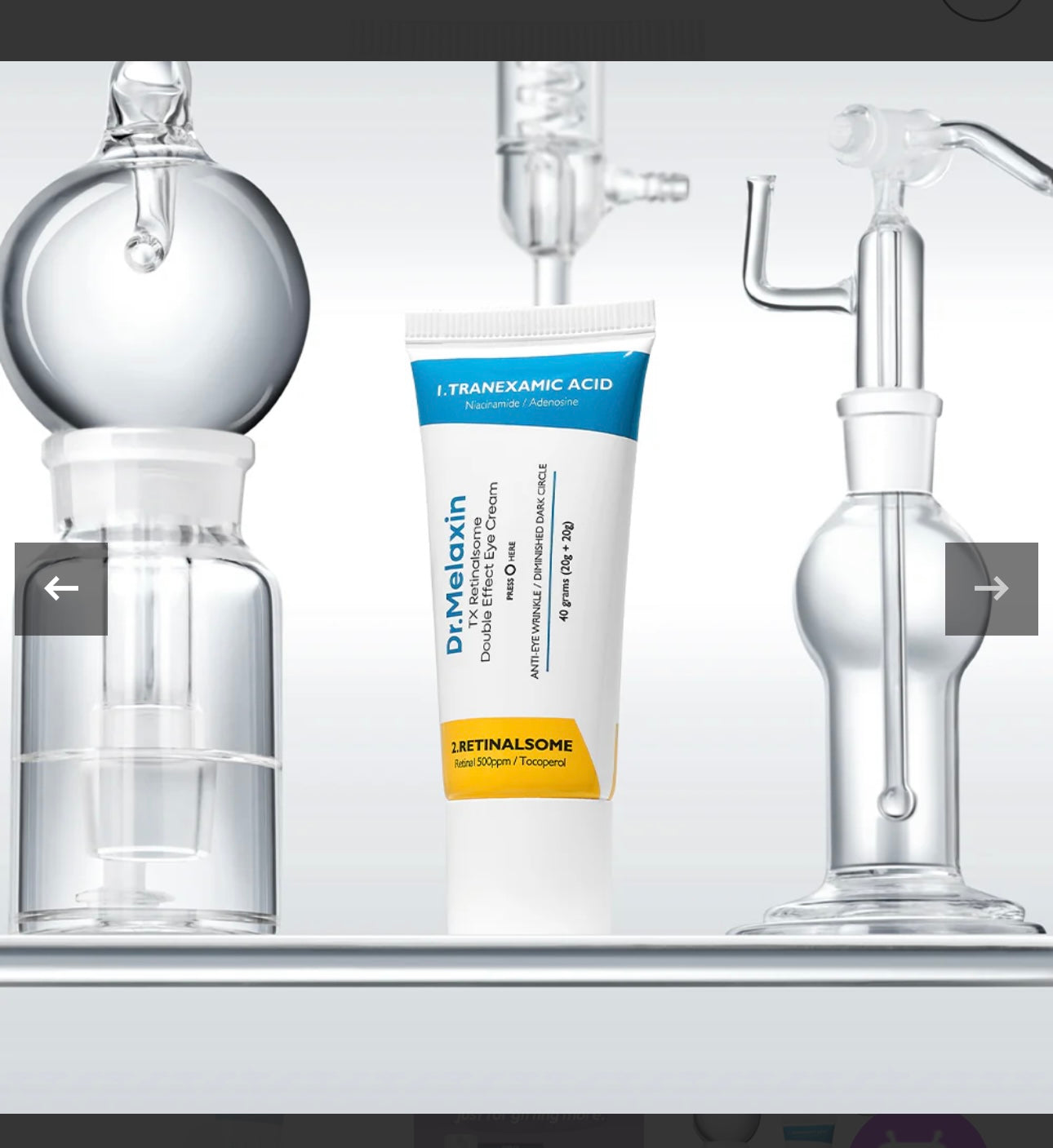 Dr Melaxin TX Retinalsome Double Effect Eyecream