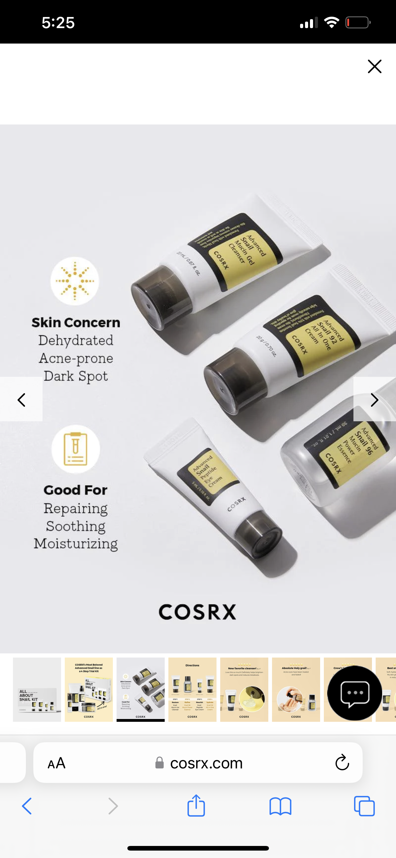 COSRX All About Snail Korean Skincare