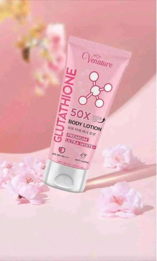 Venature 50x Gluthathione Body tone up Lotion