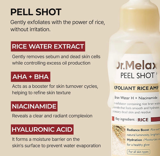 Dr Melaxin White Rice peel shot