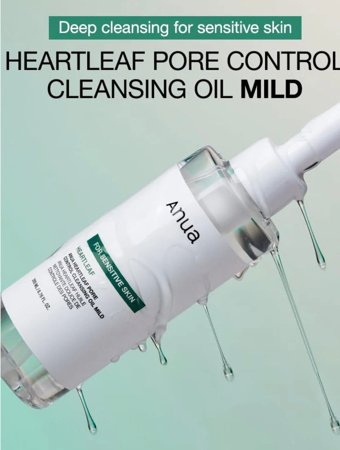 Anua Heartleaf Pore Control Cleansing Oil MILD