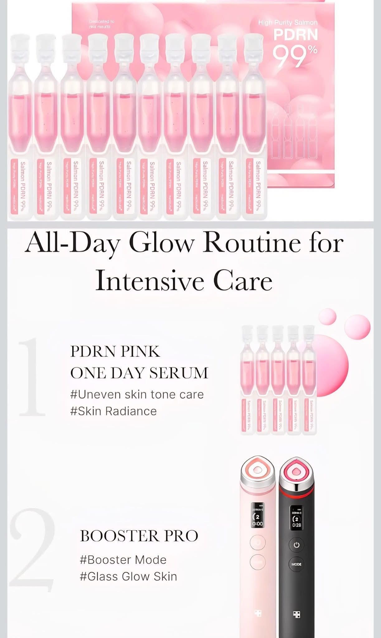 Medicube Pdrn one day pink serum