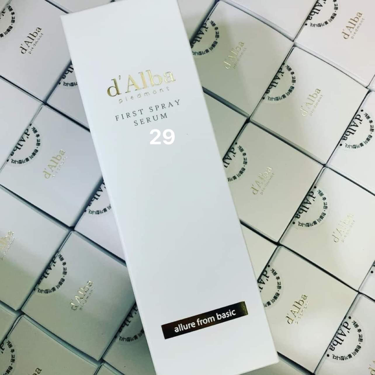 d’Alba first serum spray